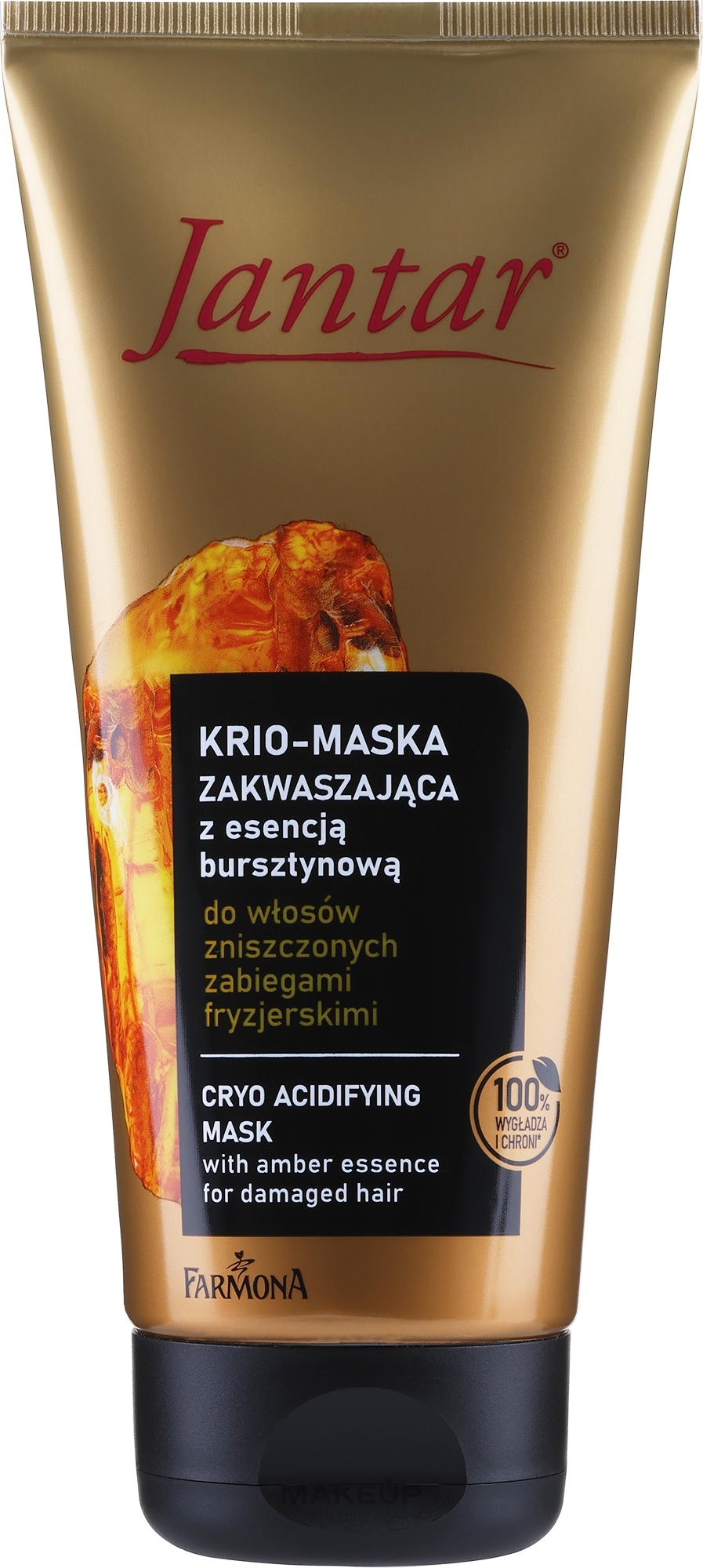 Kryo-Maske für durch Friseurbehandlungen geschädigtes Haar mit Bernstein-Essenz - Farmona Jantar — Bild 200 ml