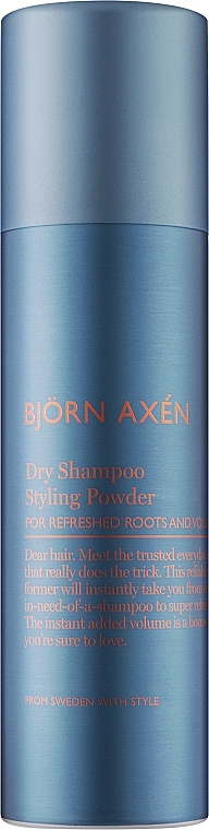 Trockenshampoo - BjOrn AxEn Dry Shampoo Styling Powder — Bild N1