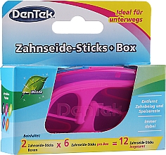 Düfte, Parfümerie und Kosmetik Zahnseide-Sticks + Box grün rose - Dentek Moulthwash Blast