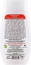 Intensiv regenerierendes Shampoo für strapaziertes Haar mit Keratin, Koffein und Rizinusöl - Bione Cosmetics Keratin + Castor Oil — Bild N2