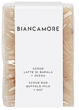 Düfte, Parfümerie und Kosmetik Peelingseife - Biancamore Scrub Bar Buffalo Milk And Oat