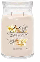 Duftkerze im Glas Vanilla Creme Brulee 2 Dochte - Yankee Candle Singnature — Bild N2