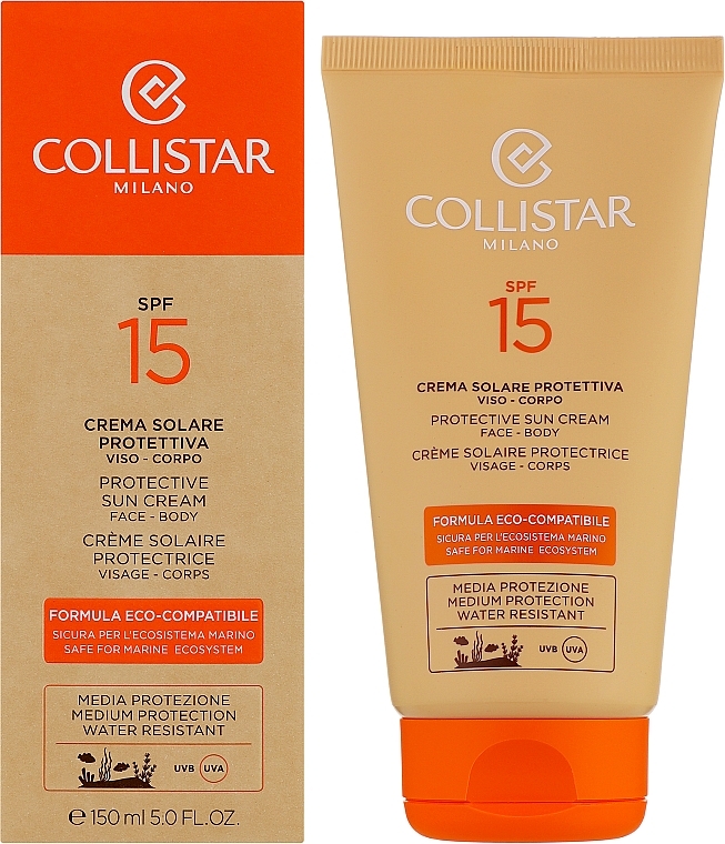 Schützende Sonnenschutzcreme - Collistar Eco-Compatible Protection Sun Cream SPF15 — Bild N2