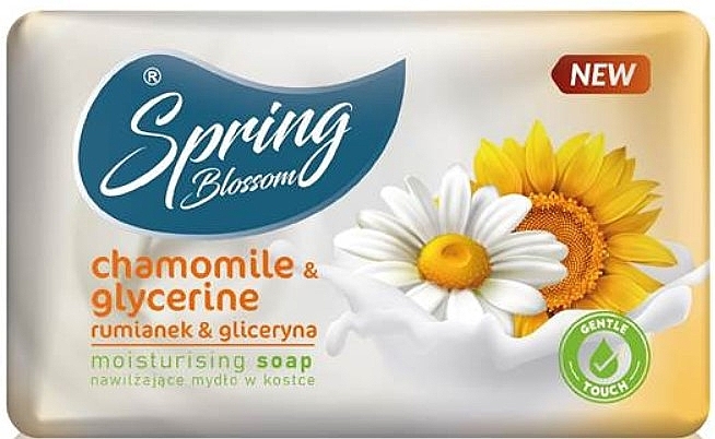 Feuchtigkeitsspendende Stückseife Kamille und Glycerin - Spring Blossom Chamomile & Glycerine Moisturizing Soap — Bild N1