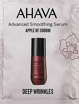 GESCHENK! Glättendes Gesichtsserum - Ahava Apple Of Sodom Advanced Smoothing Serum (Probe)  — Bild N1