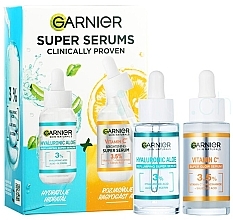 Set - Garnier Skin Naturals Super Serums Clinically Proven (Serum 2x30ml)  — Bild N2