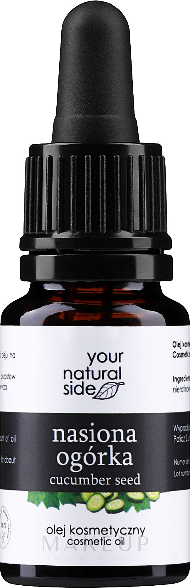 100% natürliches Gurkenöl - Your Natural Side Olej — Bild 10 ml