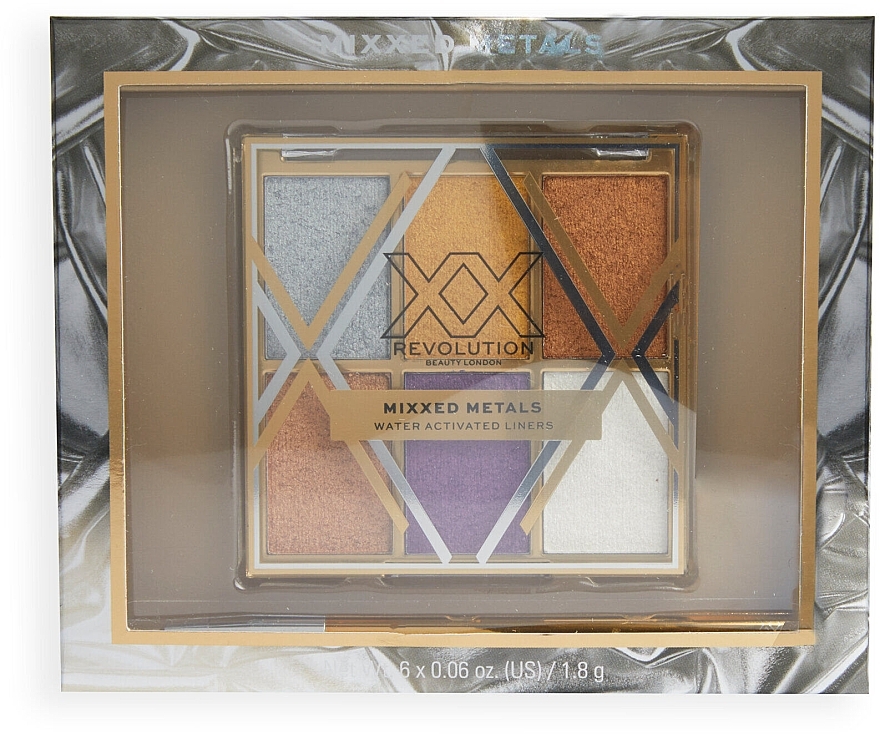 Make-up-Palette - XX Revolution Mixxed Metals Water Liner Palette — Bild N4