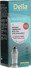 Düfte, Parfümerie und Kosmetik Liftinggel für die Augenpartie - Delia Lifting Roll-On 3D Hyaluron Gel