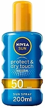 Sonnenschutzspray - Nivea Sun Invisible Protect & Dry Touch Sun Spray SPF 50 — Bild N1