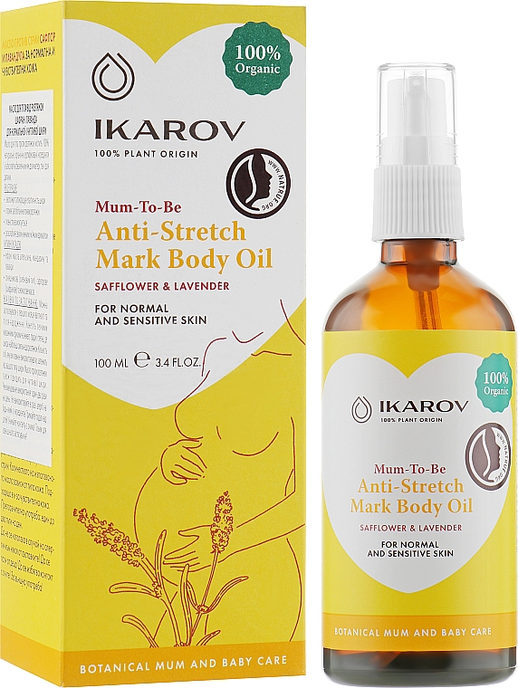 Dehnungsstreifenöl - Ikarov Anti-Stretch Mark Body Oil — Bild N2