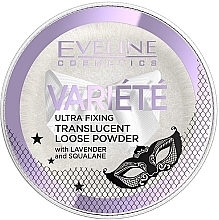 Gesichtspuder - Eveline Cosmetics Variete Ultra Fixing Transparent Loose Face Powder — Bild N2