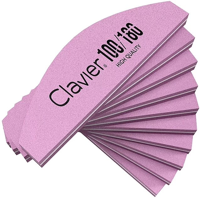 Mini-Nagelfeile 100/180 rosa - Clavier — Bild N1