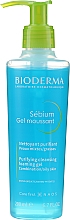 Düfte, Parfümerie und Kosmetik Gesichtsreinigungsgel mit Pumpspender - Bioderma Sebium Gel Moussant Purifying and Foaming Gel