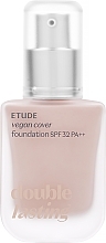 Foundation - Etude House Double Lasting Vegan Cover Foundation SPF 32 PA++ — Bild N1