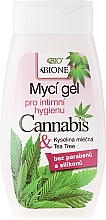 Düfte, Parfümerie und Kosmetik Gel für die Intimhygiene - Bione Cosmetics Cannabis Intimate Lactic Acid and Tea Tree Wash Gel