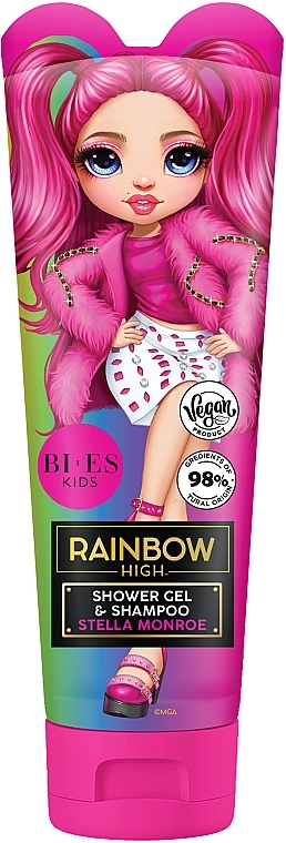 2in1 Duschgel - Bi-es Rainbow High Stella Monroe Gel & Shampoo  — Bild N1