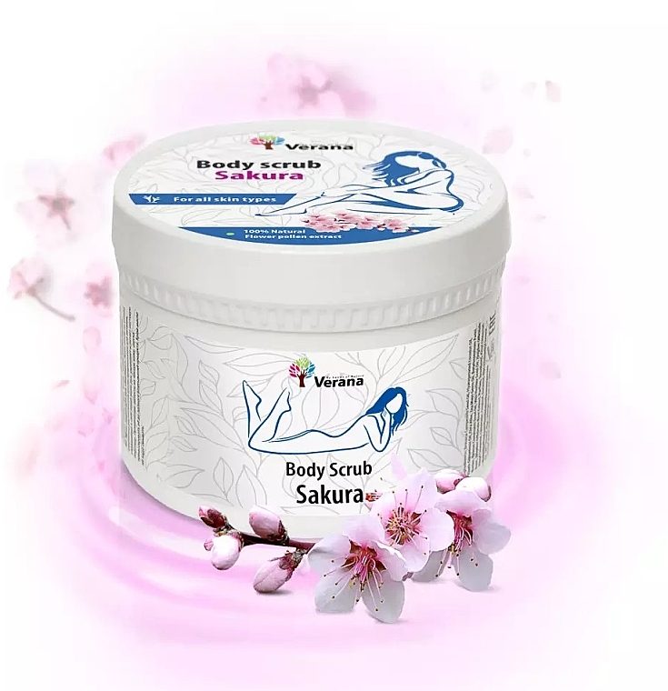 Körperpeeling Sakura - Verana Body Scrub Sakura — Bild N1