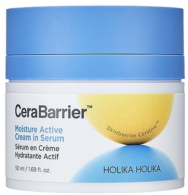 Creme-Serum für das Gesicht - Holika Holika CeraBarrier Moisture Active Cream in Serum — Bild N1