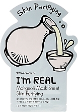 Düfte, Parfümerie und Kosmetik Reinigende Tuchmaske mit Makgeolli - Tony Moly I'm Real Makgeolli Mask Sheet