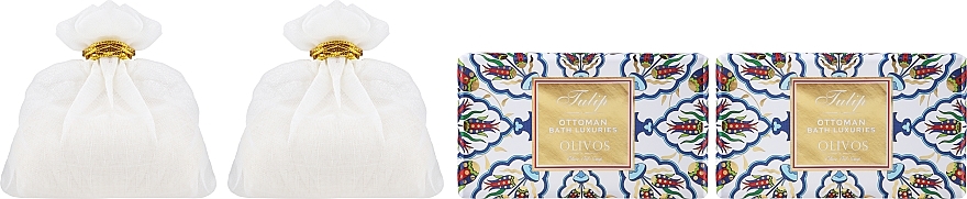 Seifenpflegeset - Olivos Ottaman Bath Soap Tulip Gift Set (Seife 2x250g + Seife 2x100g)  — Bild N2