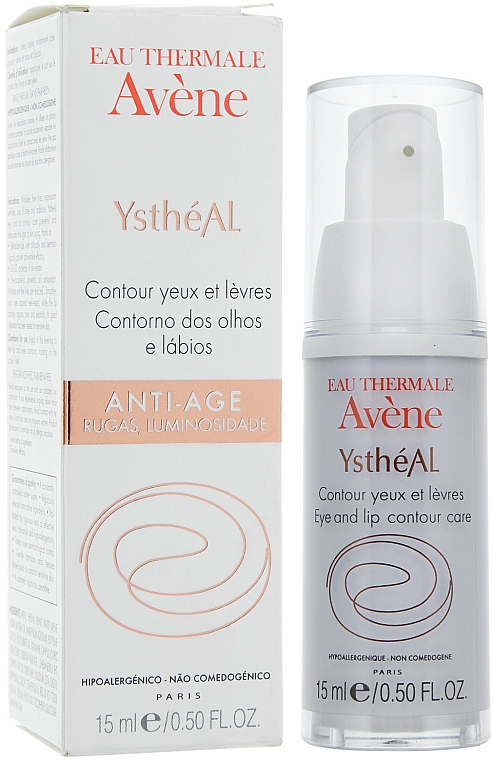 Anti-Aging Augen- und Lippenkonturcreme gegen Falten - Avene Anti-Aging Ystheal+ Eye and Lip Contour Care