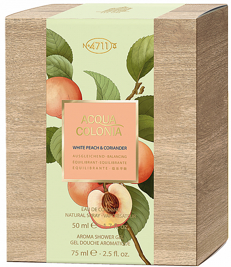 Maurer & Wirtz 4711 Aqua Colognia White Peach & Coriander - Set — Bild N1