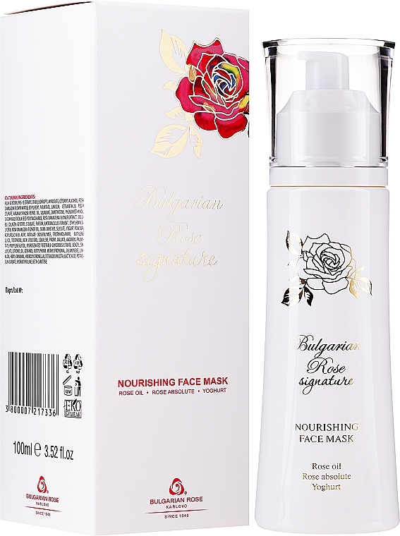 Gesichtsreinigungsmaske - Bulgarian Rose Signature Nourishing Face Mask — Bild N2