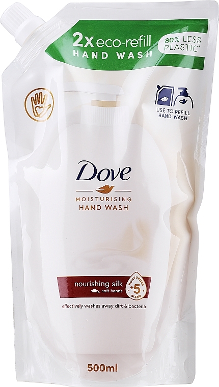 Flüssige Cremeseife - Dove Caring Hand Wash Nourishing Silk (Doypack) — Bild N1