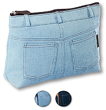 Kosmetiktasche Real Jeans. Denim 94583 hellblau - Top Choice — Bild N1