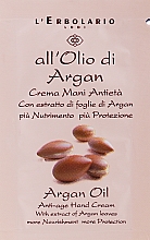 Handcreme - Lerbolario Argan Oil Anti-age Hand Cream (Probe)  — Bild N1