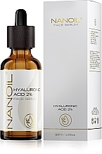 Düfte, Parfümerie und Kosmetik Feuchtigkeitsspendendes Gesichtsserum mit Hyaluronsäure - Nanoil Face Serum Hyaluronic Acid 2%