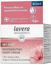 Regenerierende Nachtcreme mit Bio-Hibiskus und Ceramiden - Lavera My Age Regenerating Night Cream — Bild N2