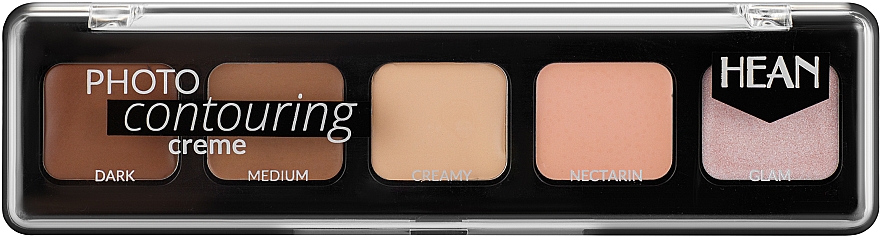 Palette mit cremigen Concealers - Hean Photo Contouring Cream Concealer Palette — Bild N2