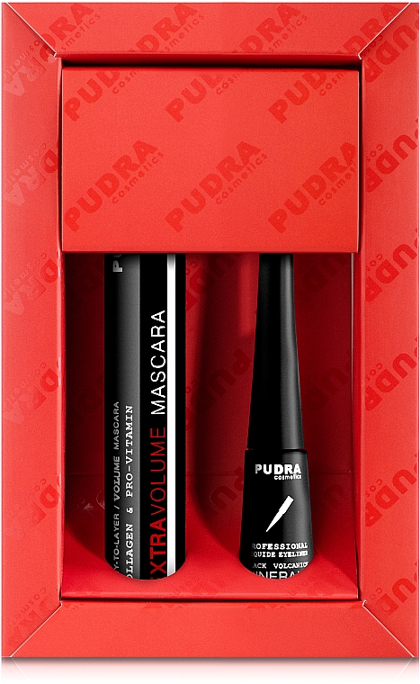 Set - Pudra Cosmetics Try It Kit (mascara/10ml + pencil/3ml) — Bild N2