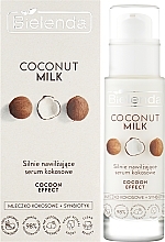 Feuchtigkeitsspendendes Gesichtsserum mit Kokosnuss - Bielenda Coconut Milk Strongly Moisturizing Coconut Serum — Bild N2