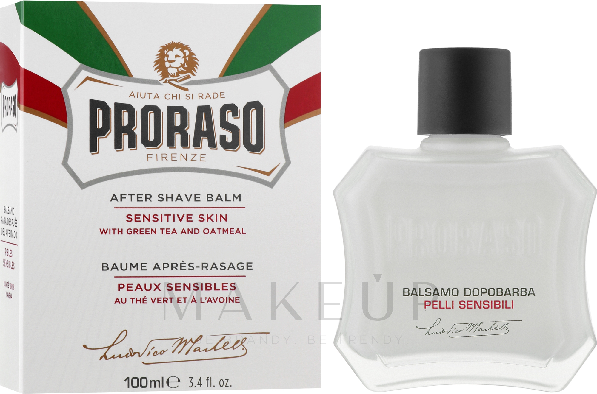 After Shave Balsam für empfindliche Haut - Proraso White After Shave Cream — Bild 100 ml