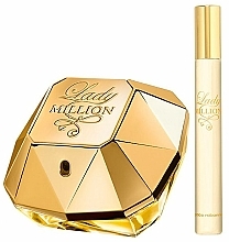 Paco Rabanne Lady Million Traveler Exclusive - Duftset (Eau de Parfum 80ml + Eau de Parfum 20ml) — Bild N2