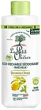 Deodorant mit Eisenkraut- und Zitronenextrakt - Le Petit Olivier Eco-Refill Fresh Lemon Verbena Deodorant — Bild N1