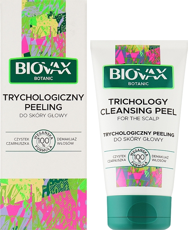 Kopfhautpeeling mit Schwarzkümmel - Biovax Botanic Peeling — Bild N2
