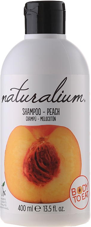 Shampoo und Haarspülung mit Pfirsich - Naturalium Shampoo And Conditioner Peach — Bild N1