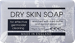 Seife mit Sheabutter und Aprikosenkernöl für trockene Haut - The English Soap Company Take Care Collection Dry Skin Soap — Bild N1