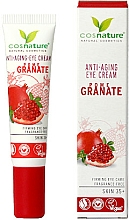Düfte, Parfümerie und Kosmetik Straffende Anti-Aging Augenkonturcreme mit Granatapfel - Cosnature Eye Cream Pomegranate