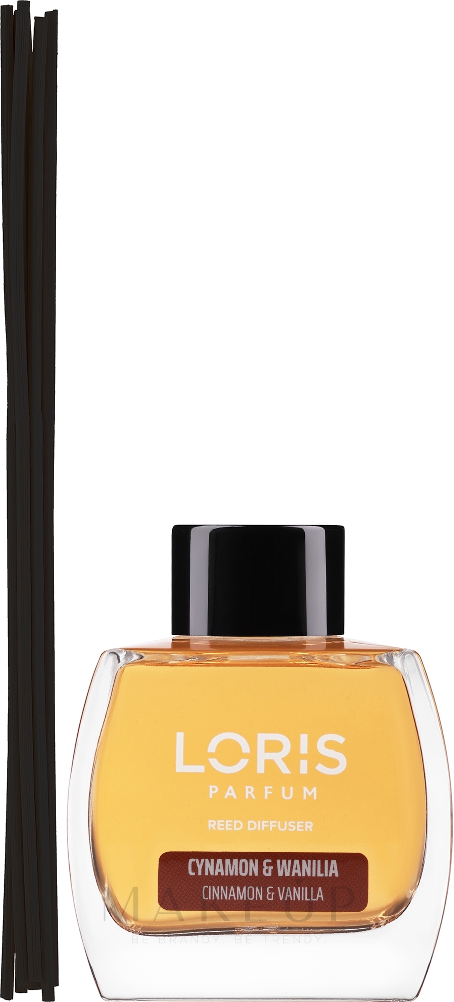 Raumerfrischer Zimt und Vanille - Loris Parfum Reed Diffuser Cinnamon & Vanilla — Bild 120 ml
