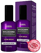 Düfte, Parfümerie und Kosmetik Ultra Serum für Haare mit englischer Rose - Kundal Macadamia English Rose Ultra Serum