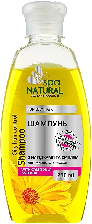 Shampoo mit Ringelblume und Hopfen für fettiges Haar - My caprice Natural Spa