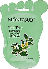 Düfte, Parfümerie und Kosmetik Fußpeeling-Maske mit Teebaumextrakt - Mond'Sub Tea Tree Exfoliating Foot Peeling Mask