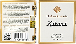 GESCHENK! Hrabina Rzewuska Katara - Parfum-Öl (Probe) — Bild N2