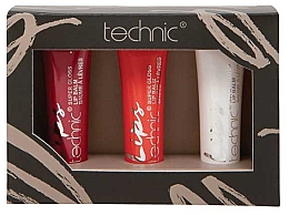 Düfte, Parfümerie und Kosmetik Set - Technic Cosmetics Super Gloss Trio Lip Balm Set 