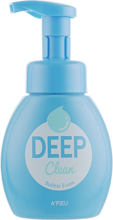 Gesichtsreinigungsschaum mit Backpulver gegen große Poren und unreine Haut - A'pieu Deep Clean Bubble Foam — Bild N1